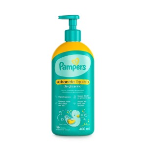 Sabonete Líquido Infantil de Glicerina Pampers 400 ml