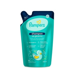 Shampoo Líquido Refil Infantil de Glicerina Pampers 350 ml
