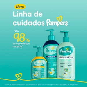 Kit Sabonete + Shampoo Líquido Infantil de Glicerina Pampers 200 ml