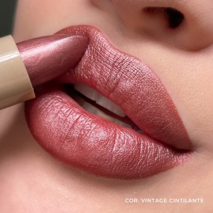 Batom Cintilante Dia a Dia Vintage Shine Mahav