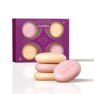 Kit Presente Sabonetes Sortidos Instance Eudora c/ 4 Unidades