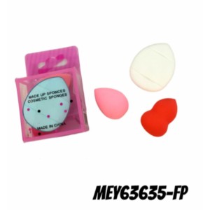 Kit 3 Mini Esponja para Maquiagem Sortidas